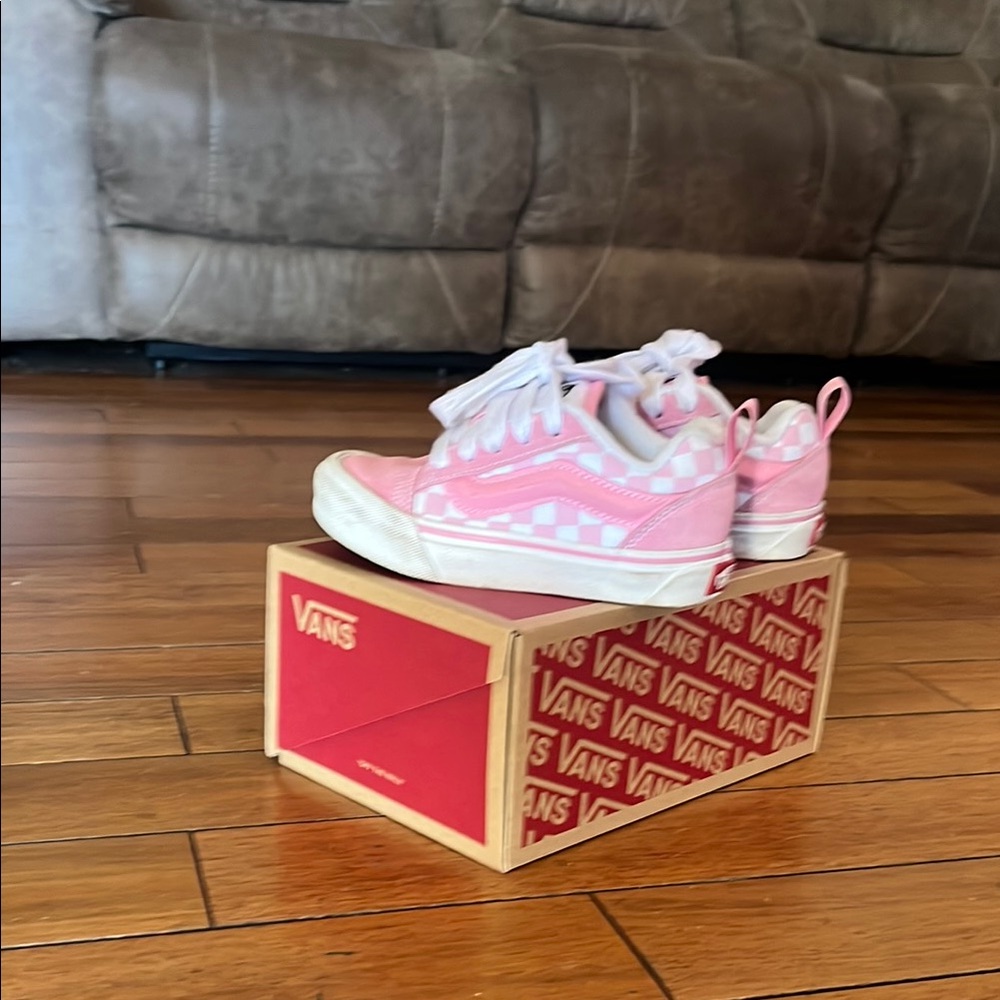 Vans Pink High-Top Sneakers with Classic Style